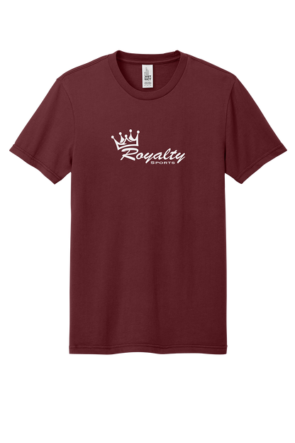 Royalty Sports Tee-Garnet/White