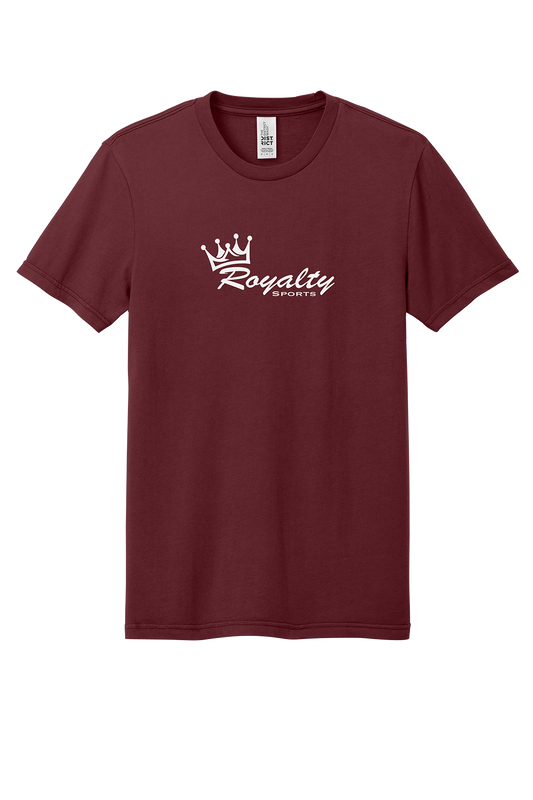 Royalty Sports Tee-Garnet/White