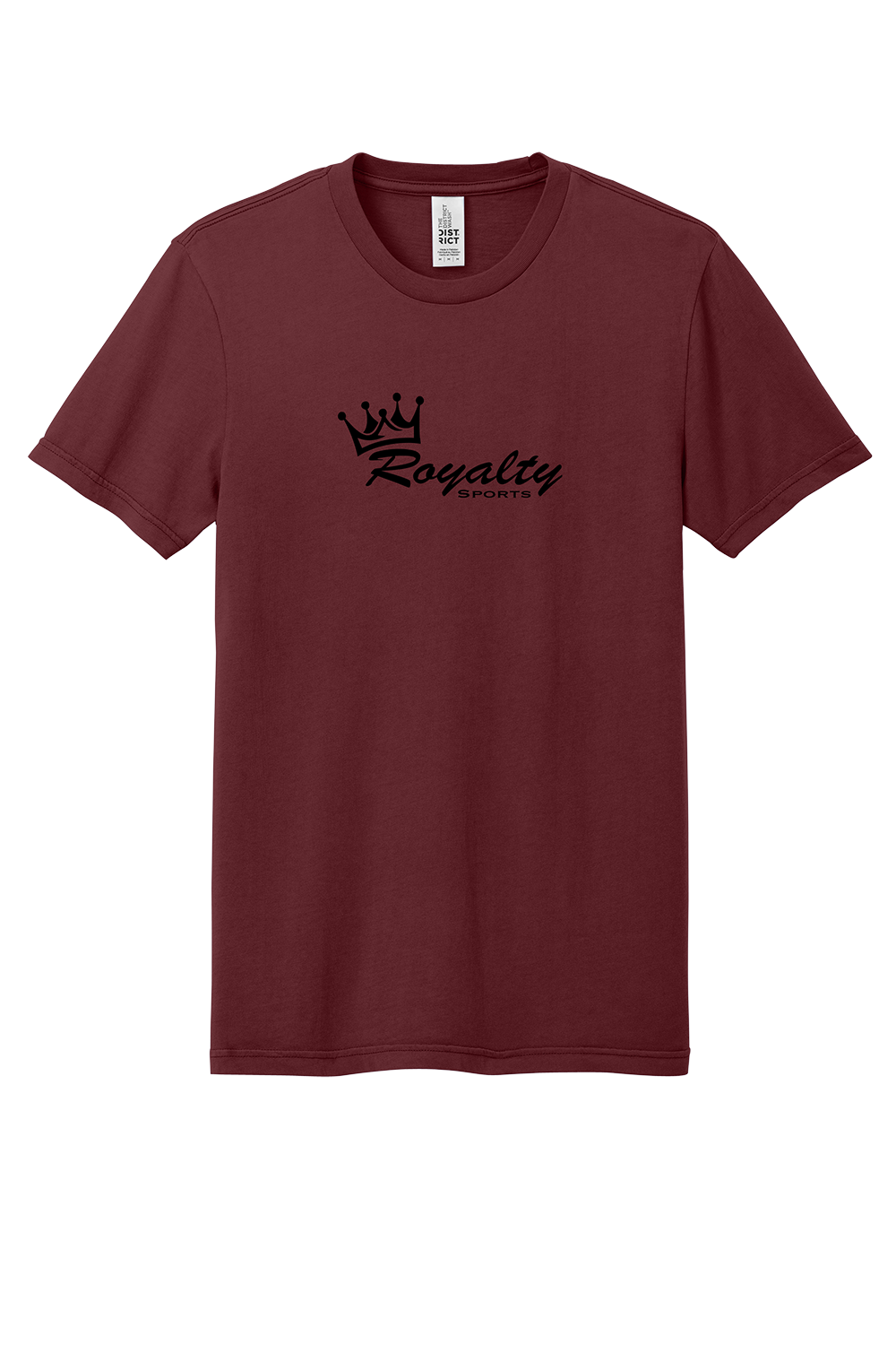 Royalty Sports Tee-Garnet/Black