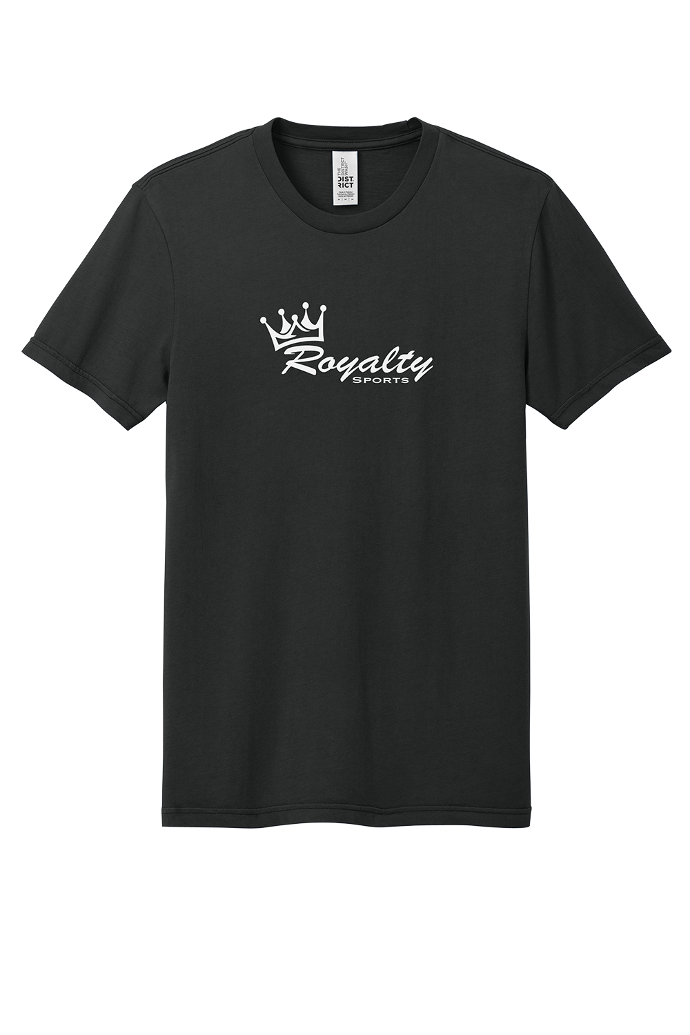 Royalty Sports Tee-Graphite/White