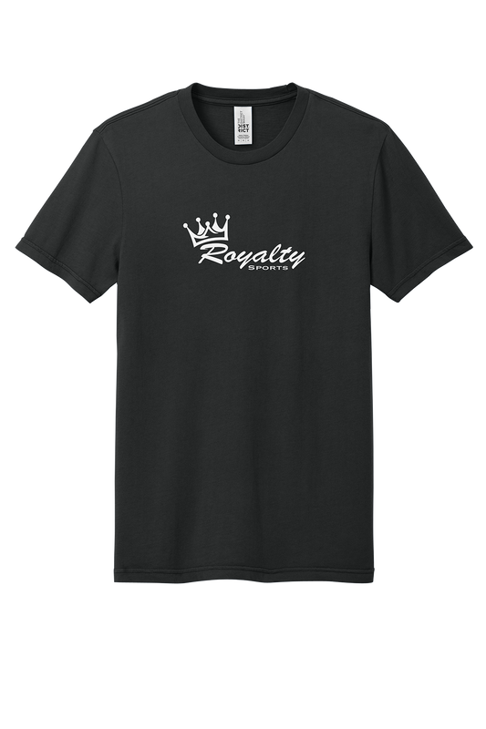 Royalty Sports Tee-Graphite/White