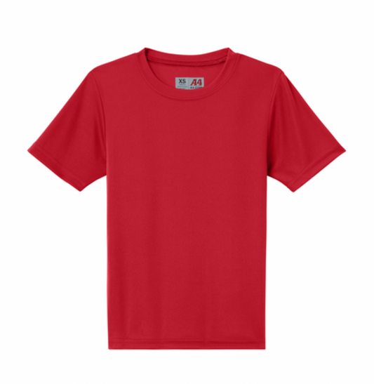 Centauros- Youth A4 Performance Top - A4NB3142- Scarlet Red