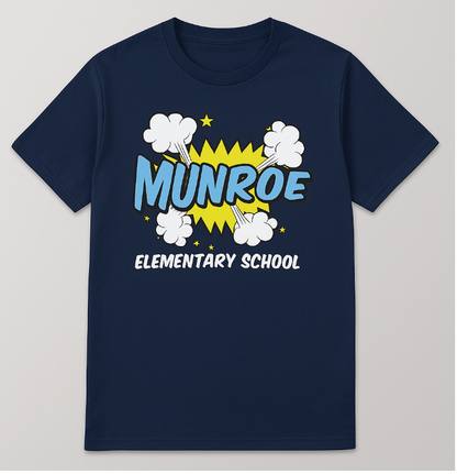 Munroe Elementary-Model Mustang Shirt